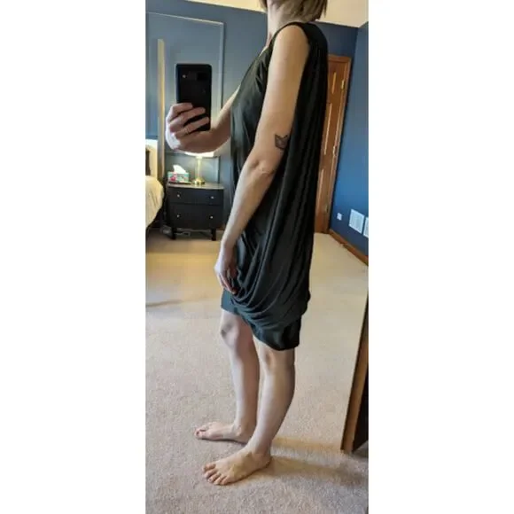 Helmut Lang Grecian Draped Dress size 4 - Picture 3 of 8